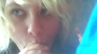 Blow Job POV. Cute Blonde Transboy