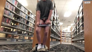 JERKING OFF IN LIBRARY AND CUMMING IN A BOOK PREVIEW
