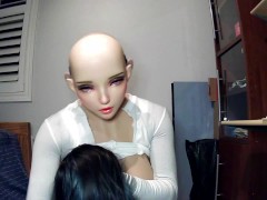 Rubber Doll Jill End! Female mask doll Jill unmasking! Back to female rubber doll Nancy !