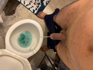 exclusive, big dick, pee desperation, solo male