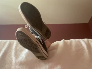 Watching step sis while you hide_under the bed 2- phone sex_and dirty converse