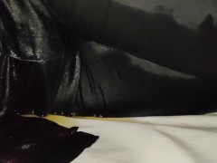 Wetting My Dried Out Skinny Jeans On The Bed