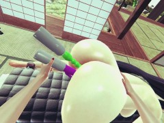 Naruto: Futa Tsunade Does Hanabi Hyuga 3D Hentai