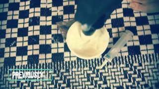 YOGURT Paradise - Enemas and anal balls... HIS ass extremely MESSY!