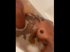  Soaking in the bath - LUSH bath bomb(Onlyfans Link in bio)