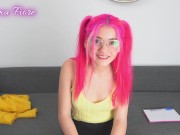 Preview 5 of My slutty student psychoanalyzes my cock ( Virtual Sex) - Emma Fiore