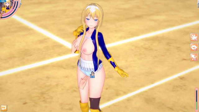 【エロゲーコイカツ！】ソードアートオンライン(SAO) アリス3DCG巨乳アニメ動画[Hentai Game Koikatsu! Alice(Anime 3DCG Video)]