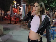 Husband made me wear a sheer top and tiny shorts to the furniture store