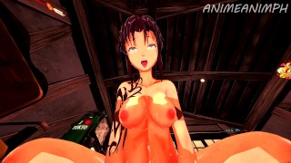 Lagoa Negra Hentai Porra Revy Até Que Ela Esteja Completamente Preenchida Anime 3D Sem Censura