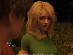 TheBestDaysofOurLives-0.4 - Walk with A Sexy Girl Blondie in park at night