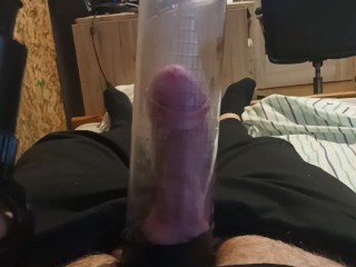 My Hard Dick with this Pump is Big