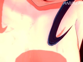 Fate/Stay Night: Fucking Rin and Saber at theSame Time (3D Hentai Uncensored)