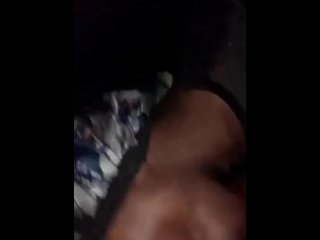 vertical video, big dick, blowjob, ebony