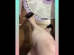 dangling slowly @tici_feet @ticii_feet ticii feet