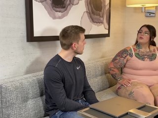 BBW Hotwife Sugarbooty Begs For Her Husband's Job By Getting Fucked By HUNG Boss Man Steve Rickz! screenshot number 2