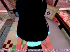 3D/Anime/Hentai, Aladdin: Princess Jasmine takes a Big dick in her ass and pussy !! (POV)