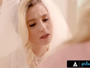 Preview 2 of GIRLSWAY Cougar Julia Ann Fucks Bride-To-Be Carolina Sweets