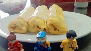Vlog 54: Faire fondre et défondre le fromage sur une omelette saucisse pour impressionner votre demi-soeur enceinte