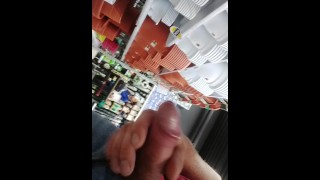 REAL DICKFLASH IN A PUBLIC STORE CAUGHT BY EMPLOYEE PART 1
