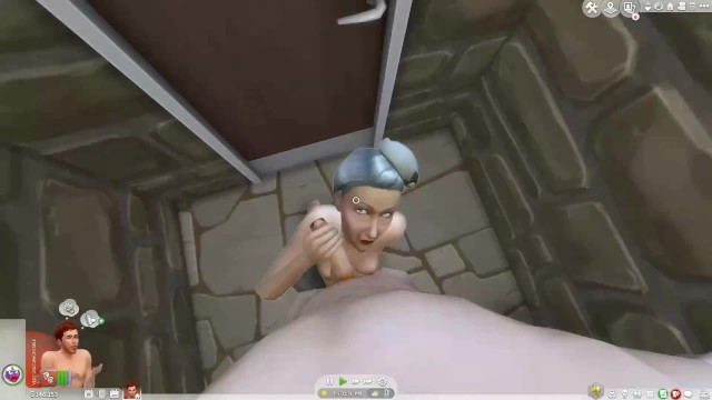 Agnes Cartoon Porn - Crumplebottom Lets Play #1 - Legendary Agnes Gets Seduced - Sucking Dick in  Public Toilet - SIMS 4 - Pornhub.com