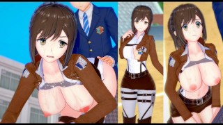 工口游戏吧 Koikatsu 攻击泰坦萨莎衬衫 3Dcg 大乳房动漫视频无尽游戏 Koikatsu 萨莎衬衫动漫 3Dcg