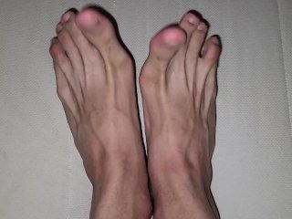 Tired after long walking need foot massage