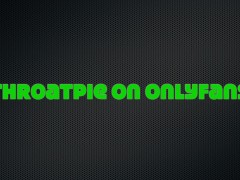 Irish College Student in Thigh High Stockings & Skirt Gives Amazing Blowjob and Gags on Cumshot