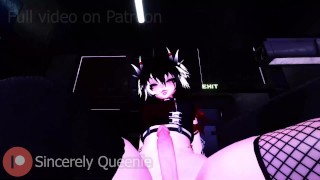 The Girl From Futanari Rides Your Juicy Cock On VR Chat Porn