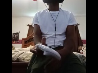 Guy beats dick while gaming