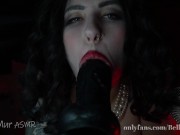 Preview 6 of ASMR Lady Demitrescu sucking two Big Cocks