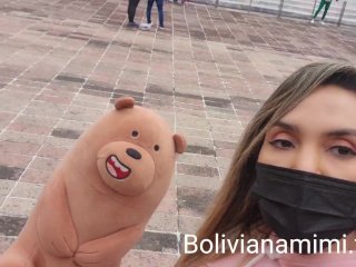 Sin calzones y haciendo squirt en Chapultepec 😜😜😜😜   Video completo en bolivianamimi.tv