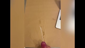 Hot orgasm in slowmotion after several days without cum