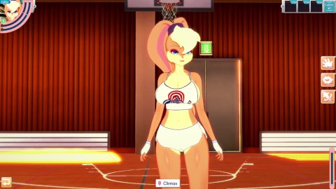 3D/Anime/Hentai: Lola Bunny bounce on a big cock and loves it !! (POV)