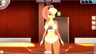 3D/Anime/Hentai: Lola Bunny hüpft auf einem großen Schwanz und liebt es!! (POV)