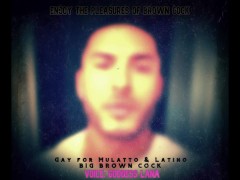 Gay for Mulatto and Latino Big Brown Cock