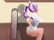 Preview 6 of 3D HENTAI Schoolgirl is engaged in physical education with the teacher