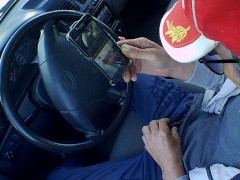masturbation in a car