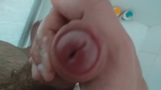 Super Hot Guy Masturbating and MoaningWhile taking a Shower till Cumming