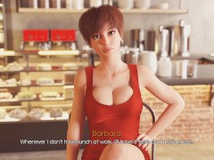 My Pleasure-0.16-Barb with her BIG TITS invited me to a restaurant