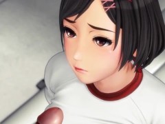 Video Cute and shy student girl asks her coach for a sex lesson [Gorimatcho] / 3D Hentai game