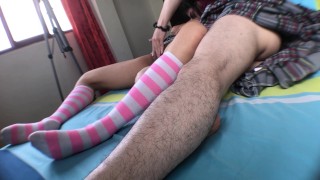 Stroking Girlfriend Up Until Her Early Morning Arrival