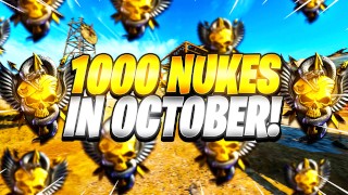1000 NUKES IN OCTOBER Black Ops Cold War BOCW 1000 Nuclear Month Challenge