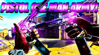 ONE MAN ARMY CHALLENGE W PISTOLS 1 MAN GETS ALL 100 ELIMINATIONS In TDM Black Ops Cold War