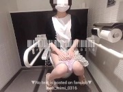 Preview 4 of I did the washlet female orgasm in the men's restroom. Japanese Amateur