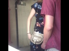 Video #18 Celebrating Our First Dating Anniversary in a Public Stairwell