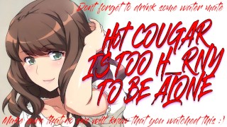 Lewd ASMR Horny Cougar Knows How To Suck That Juicy Cock Of Yours