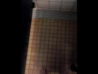 Cum in Public Shower