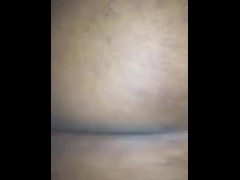 Fuck my fat ass Cumming on my fat black ass