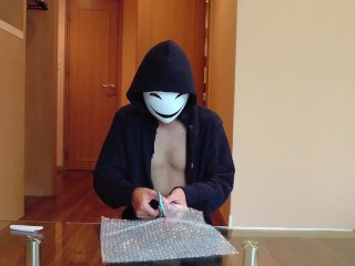 【興奮注意】プチプチオナニーでシコったら意外な結果が! !【Excitement attention】IMasturbated with Air packing Cumshot