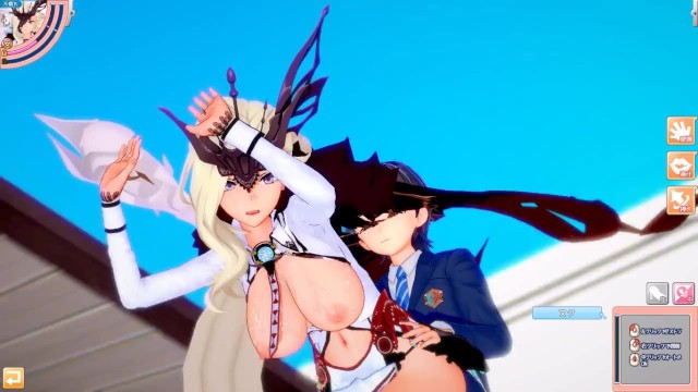 【エロゲーコイカツ！】原神 シニョーラ3DCG巨乳アニメ動画[Hentai Game Koikatsu! Genshin La Signora(Anime 3DCG Video)] Porn Video